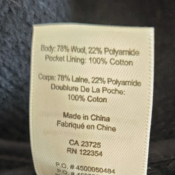 Wilfred Free Navy Knit Hooded Vest - Picture 9 of 10